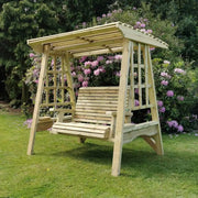 antoniette wooden swing seat seater outdoor garden furniture